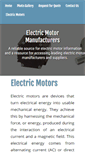 Mobile Screenshot of electric-motors.net